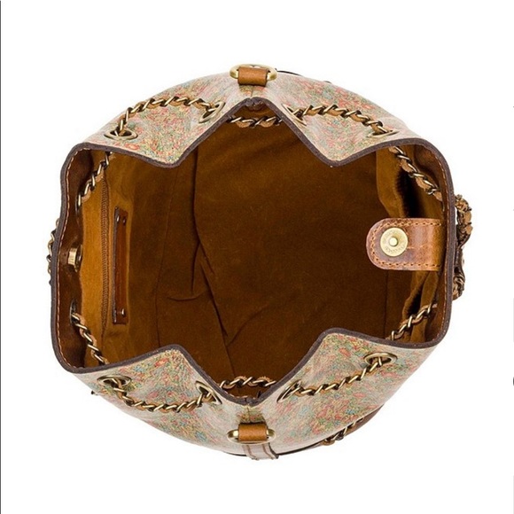 Patricia Nash Civetta Drawstring Bucket Bag - Picture 4 of 6